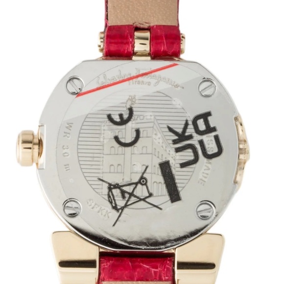 Salvatore Ferragamo Red and Gold Women\'s Watch main image 5